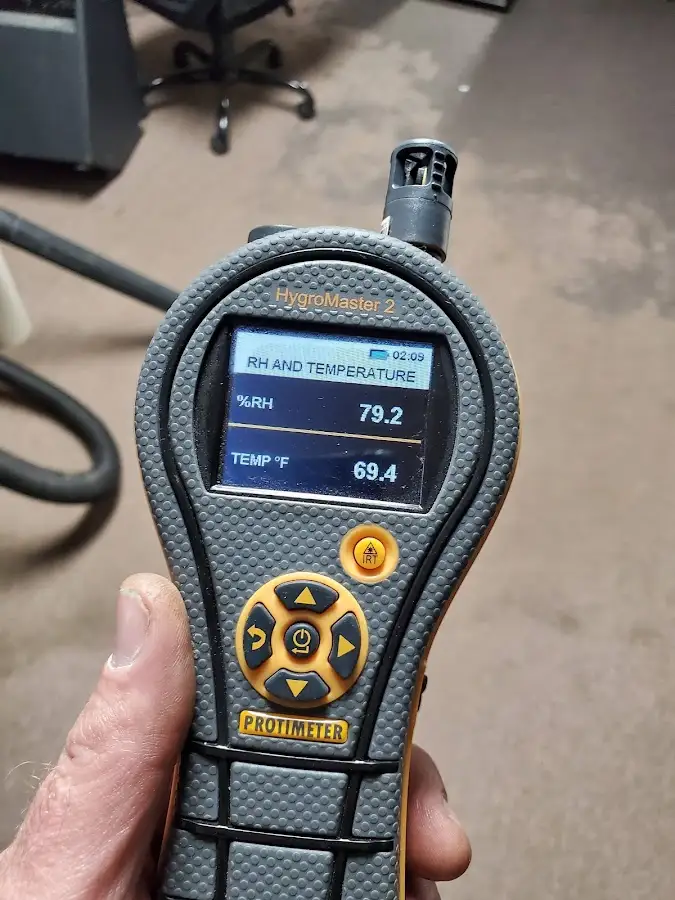 Moisture meter humidity assessment for Fire & Smoke Damage Restoration in Carrboro